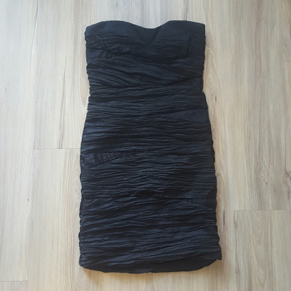 Black straples dress